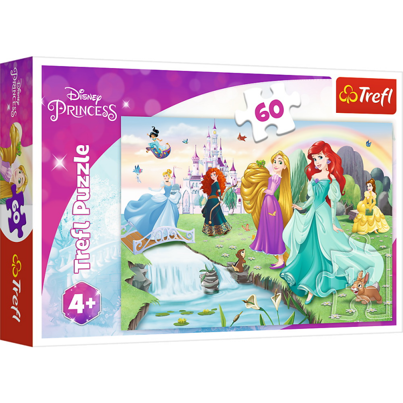 Puzzle Trefl 60 Disney Princess - Intalneste Printesa