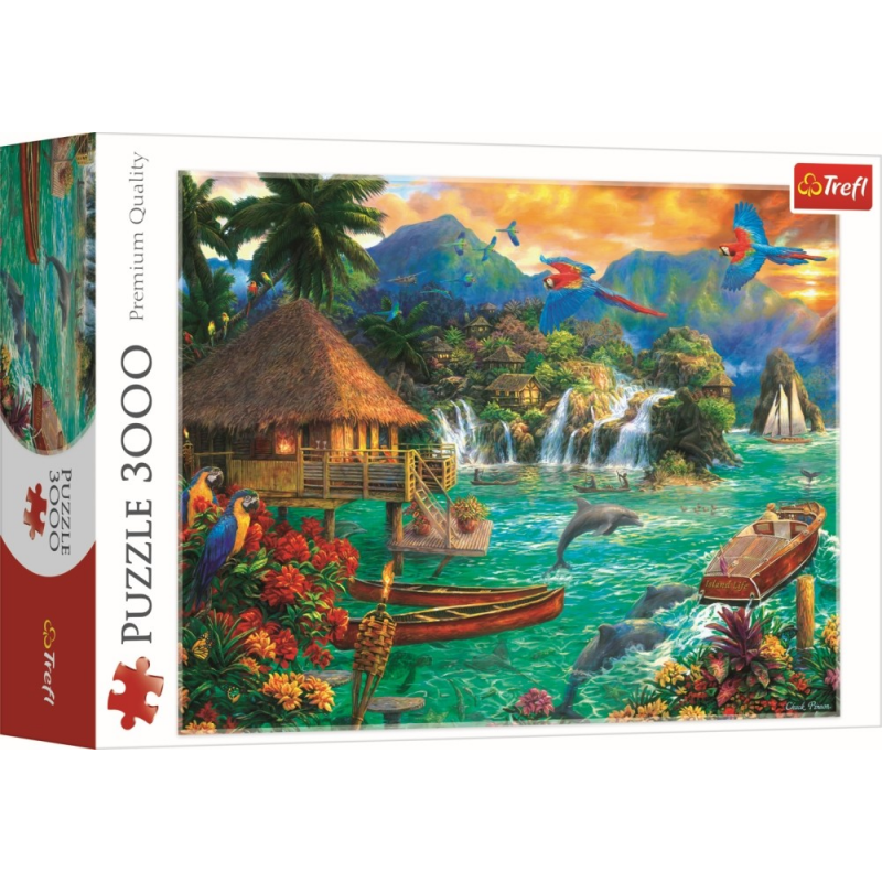 Puzzle Trefl, Insula vietii, 3000 piese