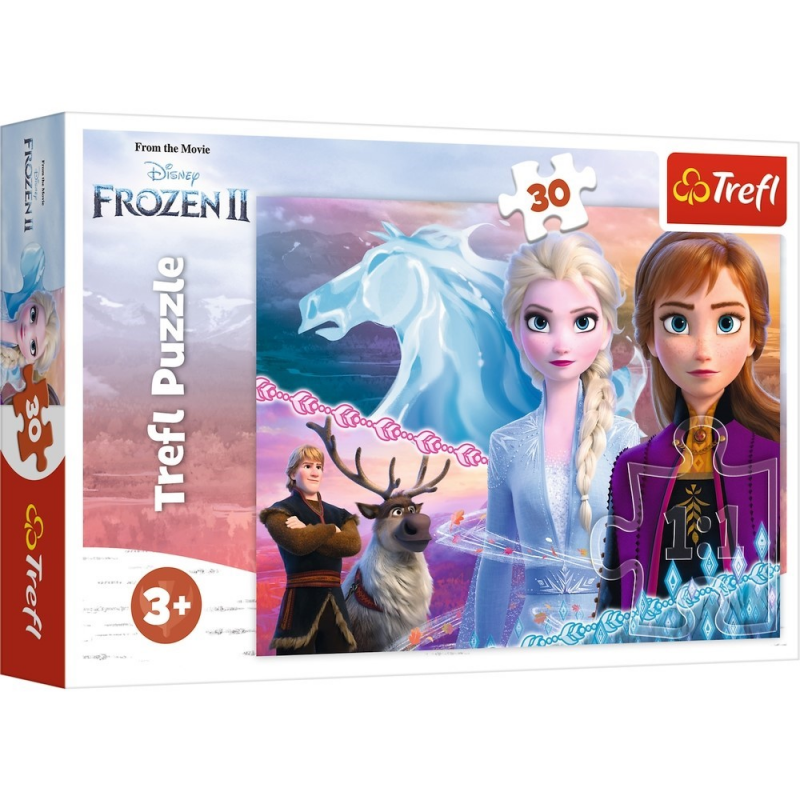 Puzzle Trefl, Disney Frozen II, Curajoasele surori, 30 piese