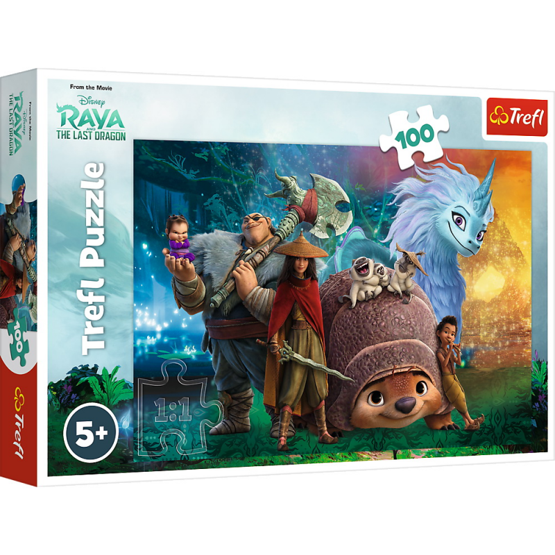 Puzzle Trefl 100 Disney Raya Si Ultimul Dragon