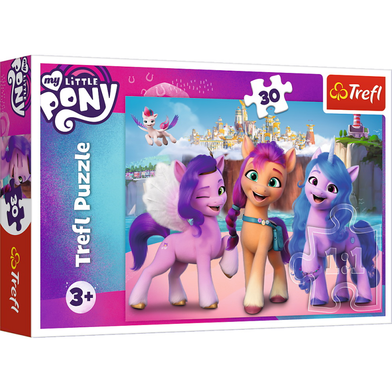 PUZZLE TREFL 30 MY LITTLE PONY STRALUCESTE CA UN PONEI