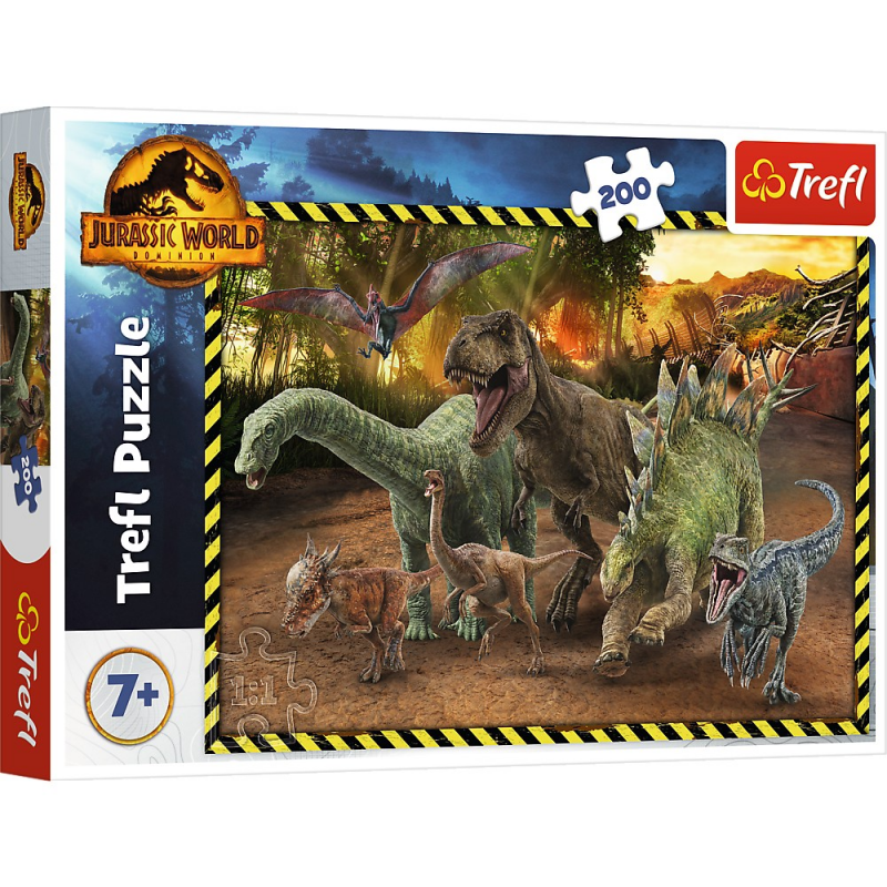 jurassic world: fallen kingdom online subtitrat Puzzle Trefl 200 Jurassic World in Parcul Jurassic