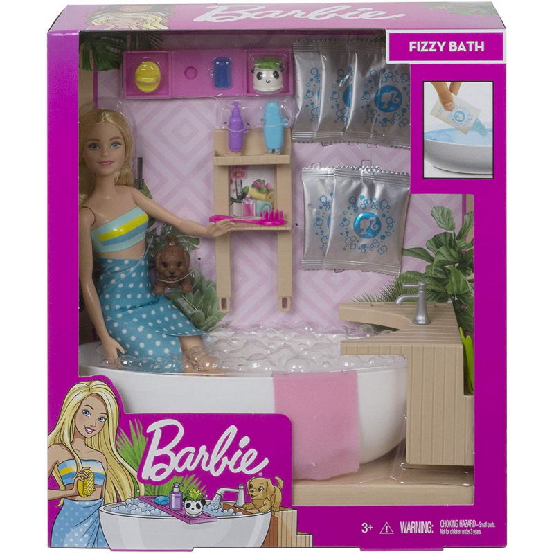barbie si surorile ei intr o poveste cu ponei Barbie Set Cu Papusa O Baie Relaxanta