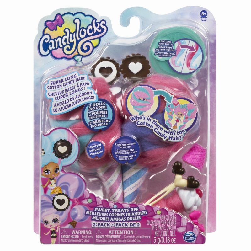 CANDY LOCKS SET 2 PAPUSI PARFUMATE