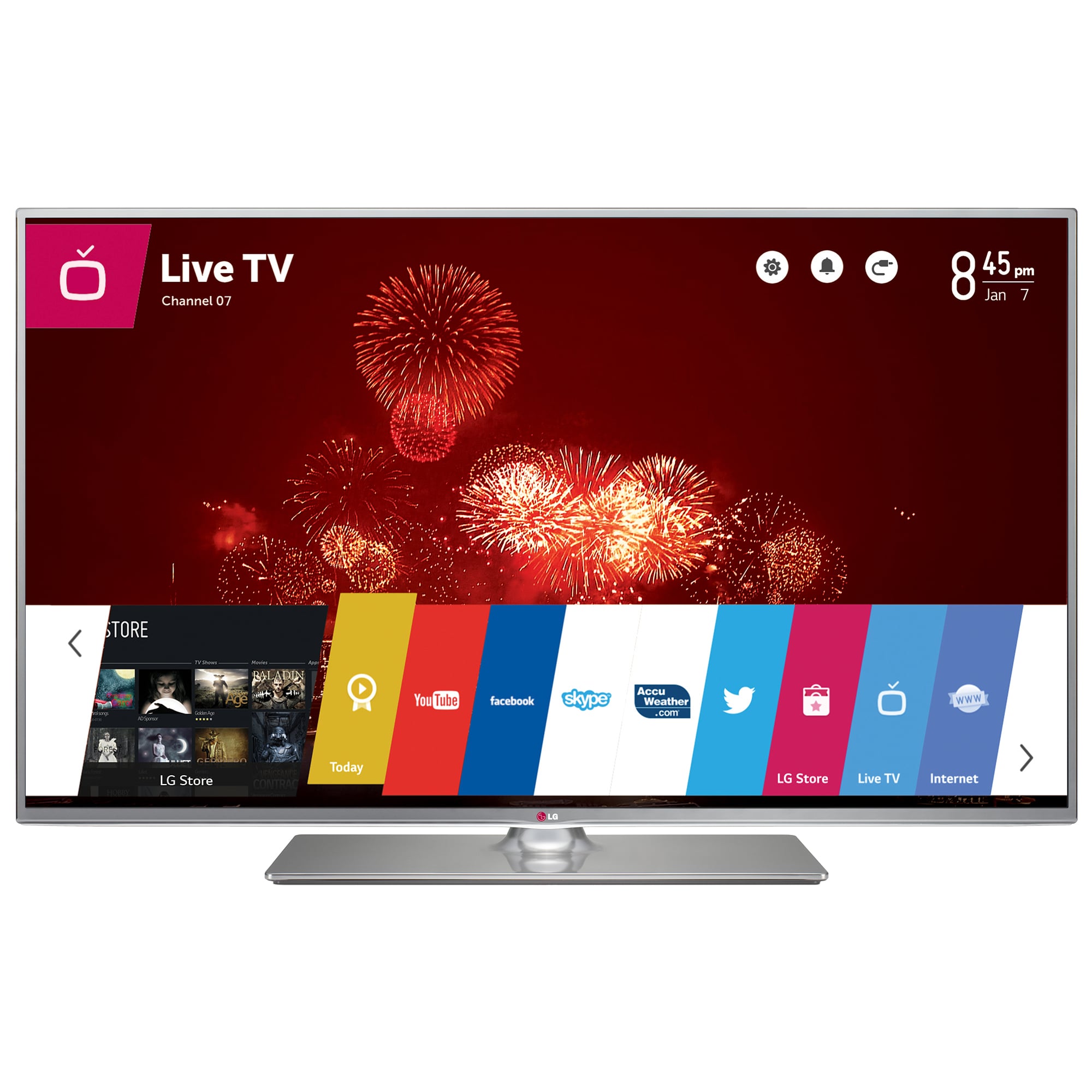 Televizor Smart LED 3D, LG 70LB650V, 177 cm, Full HD