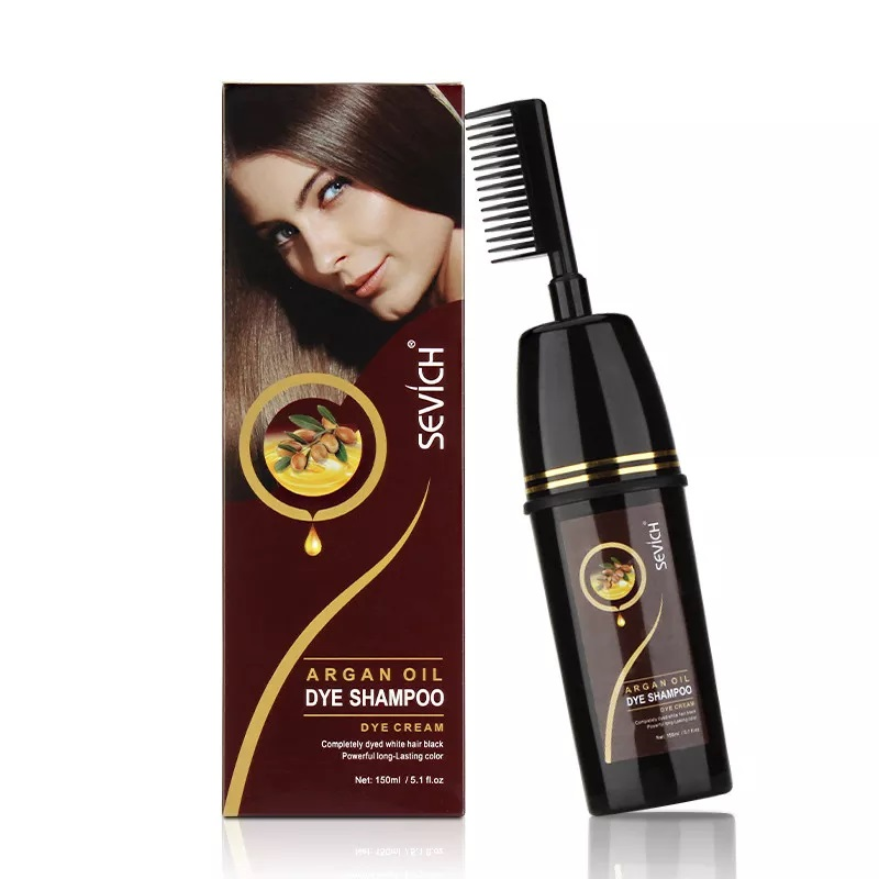 Sampon de vopsire a parului, Argan Oil, Dye Cream, 3in1, Sevich, 150ml