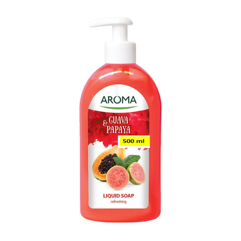 Sapun Lichid AROMA Guava & Papaya, 500 ml