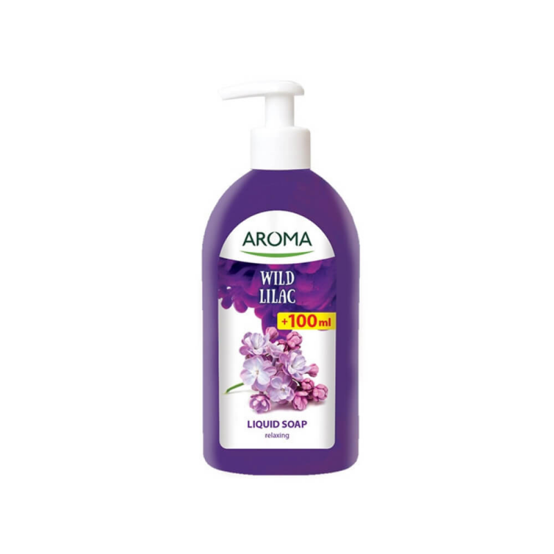 Sapun Lichid AROMA Wild Liliac, 500 ml