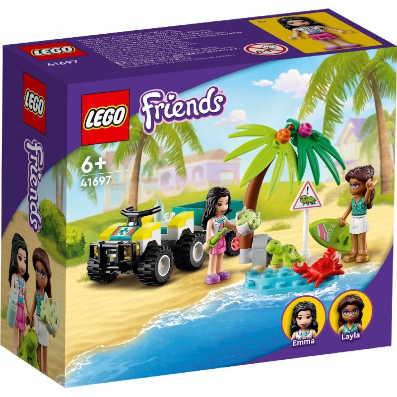 LEGO® Friends - Vehicul de protecție a testoaselor 41697, 90 piese