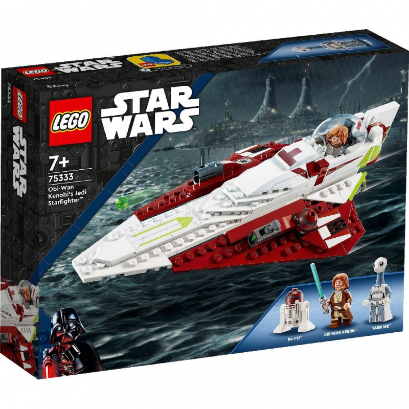 războiul stelelor episodul vi întoarcerea lui jedi LEGO® Star Wars™ - Jedi Starfighter™-ul lui Obi-Wan Kenobi™ 75333, 282 piese