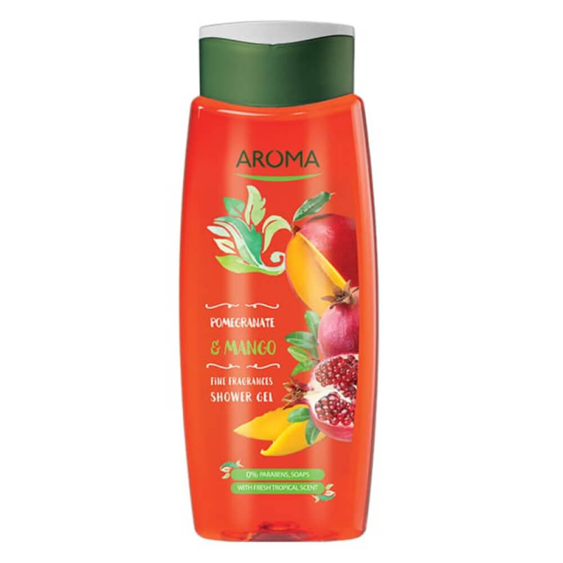 Gel de Dus AROMA Pomegranate & Mango, 400 ml