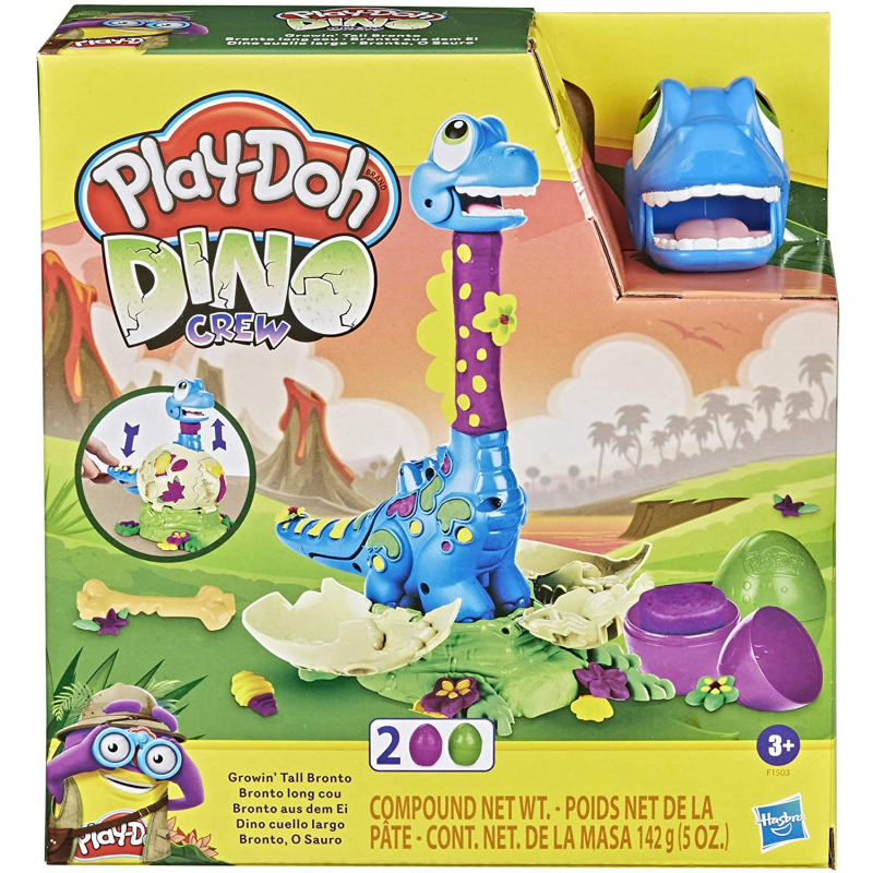in care din situatii consumul de carburant creste Set de joaca Play-Doh Dino Crew - Bronto creste in inaltime