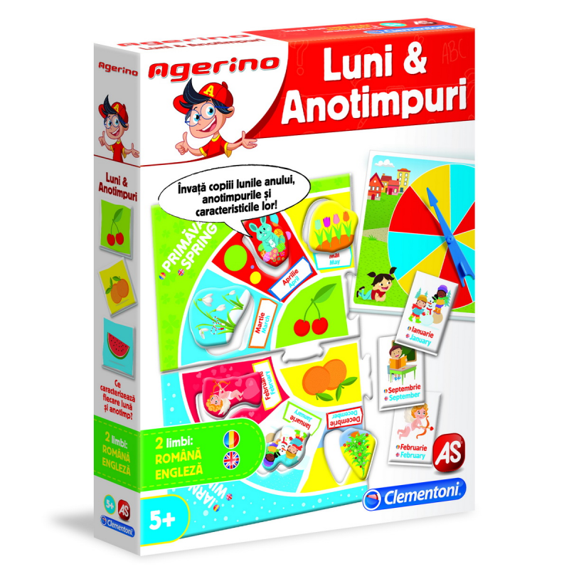 Joc educativ Agerino - Luni si anotimpuri