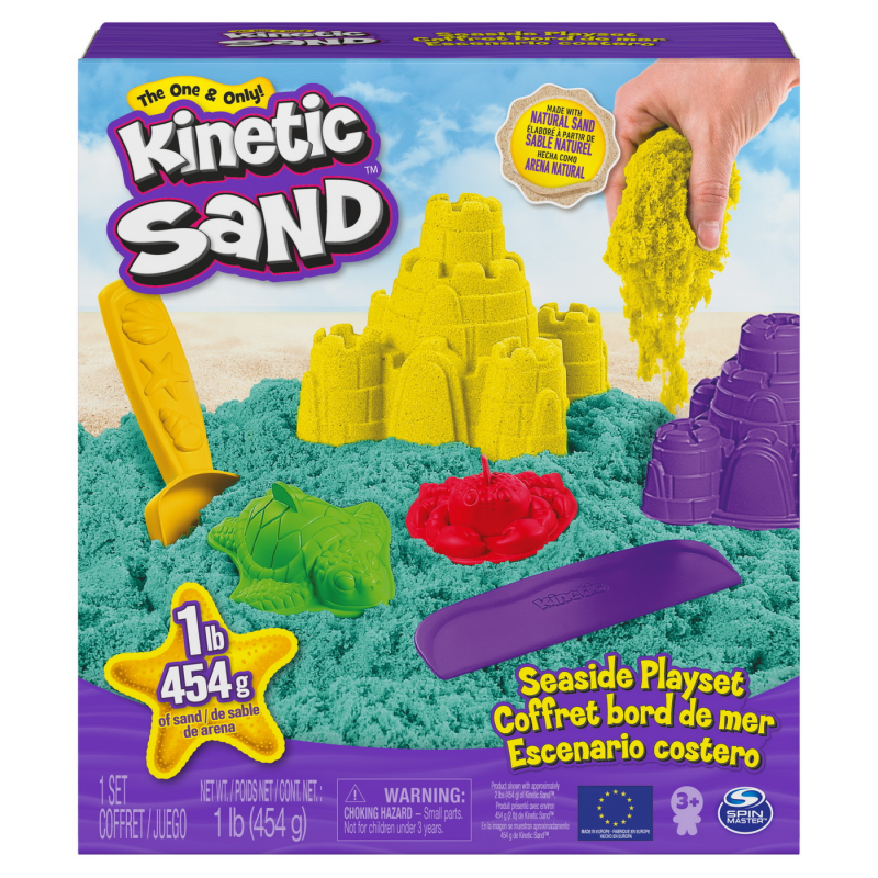 Set de joaca marin cu nisip si forme Kinetic Sand