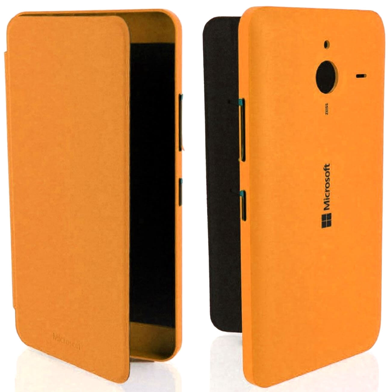 Husa Flip Cover Microsoft Lumia 640 XL, Portocaliu