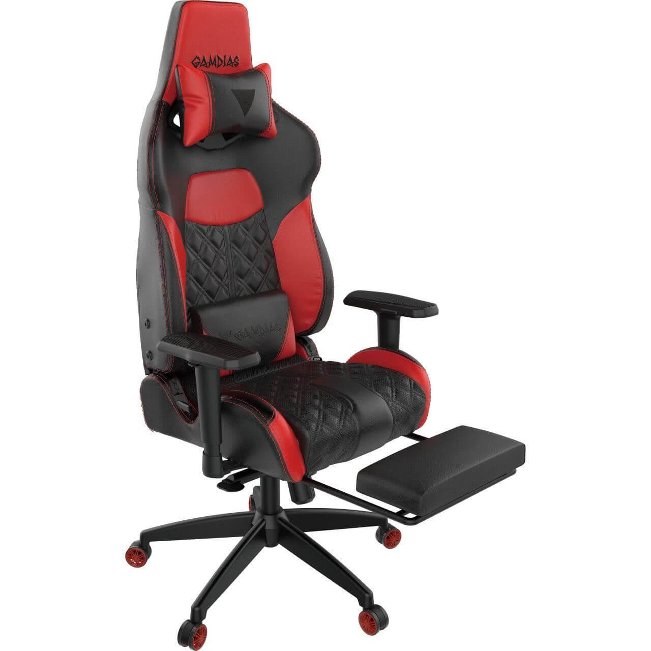 Scaun gaming Gamdias Achilles P1 L ACHILLES-P1L-BR, Negru/Rosu