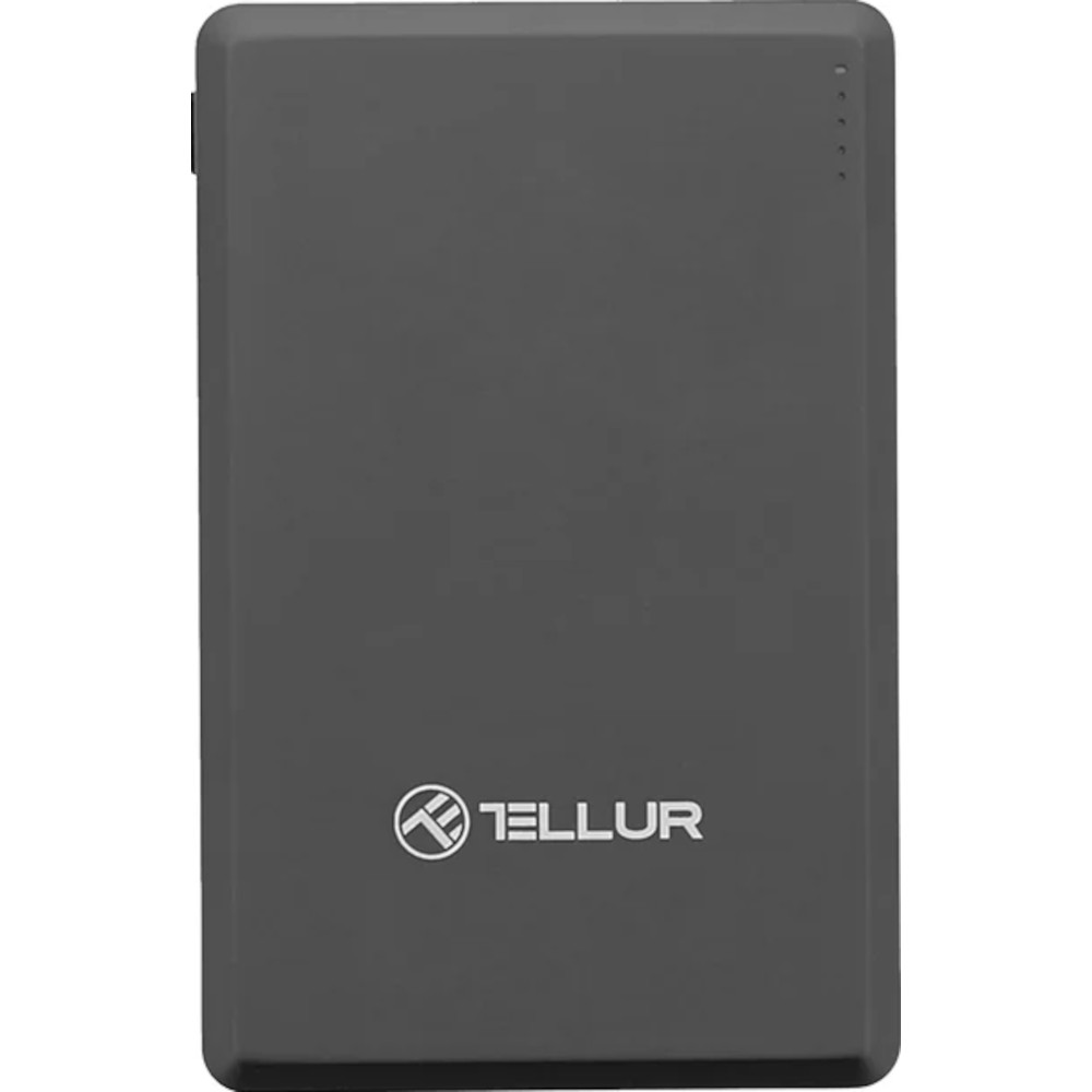 Acumulator extern Tellur TLL158461, 5000 mAh, PD20W, Compatibil MagSafe, Gri