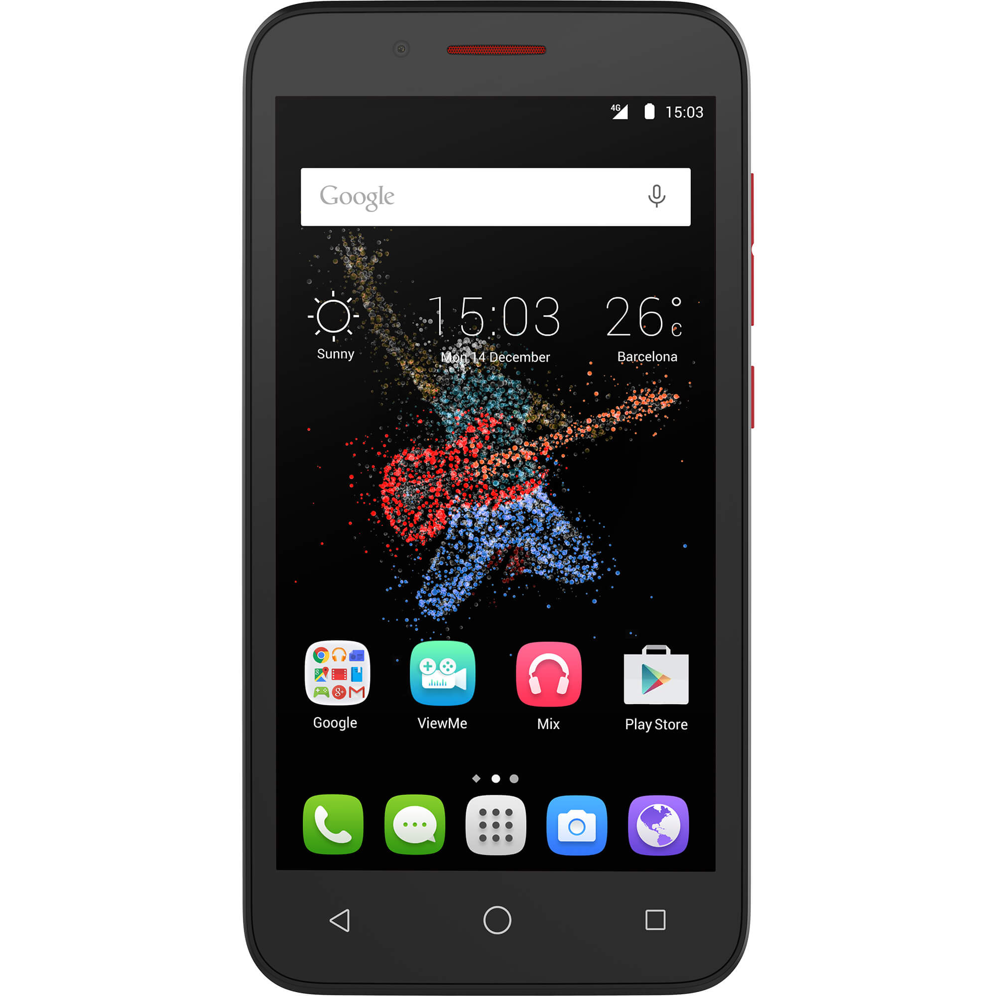 Telefon mobil Alcatel 7048X Go Play, 8GB, Negru