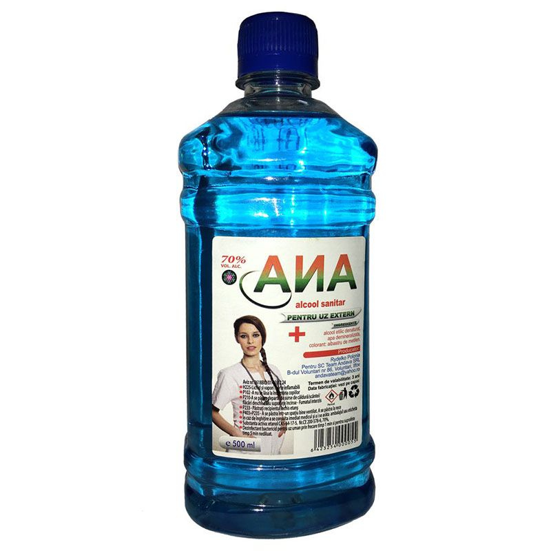 Alcool sanitar Ana, 70%, 500 ml