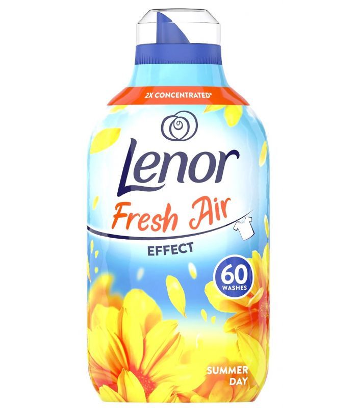 Balsam de Rufe Lenor Fresh Air Effect Summer Day, 60 Spalari, 840 ml