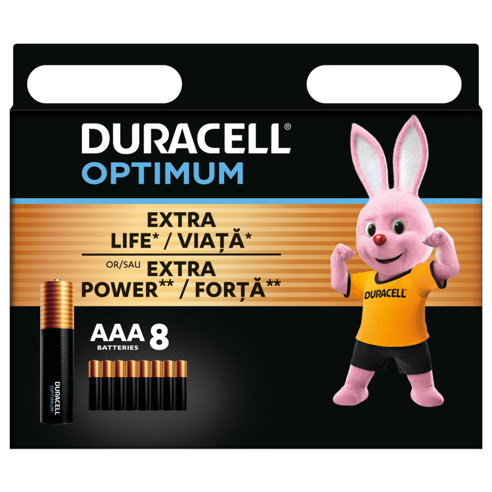 Baterie Duracell Optimum AAAK8