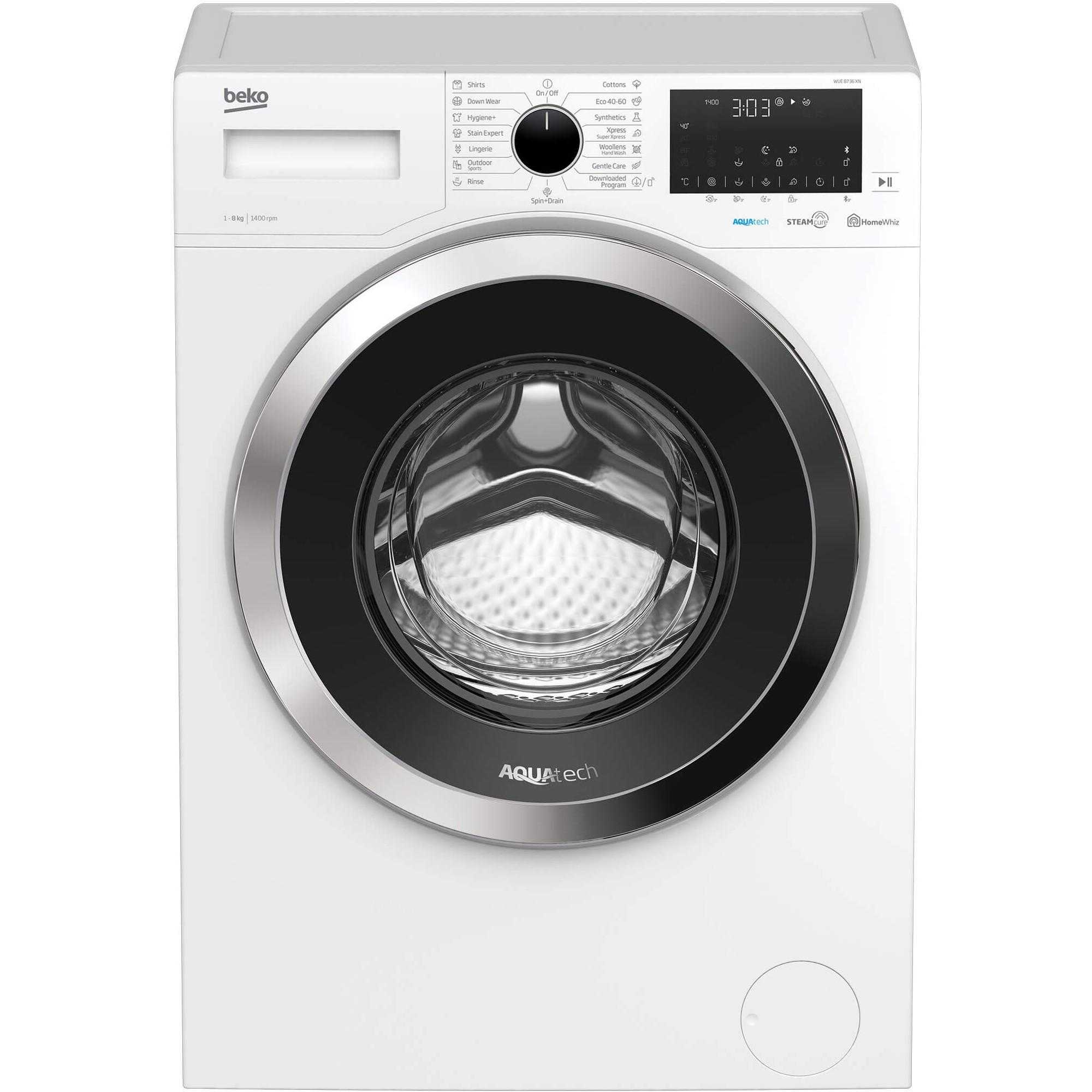 Masina de spalat rufe Beko WUE 8736 XN, 1400 RPM, 8 kg, Clasa A, (clasificare energetica veche Clasa A+++)