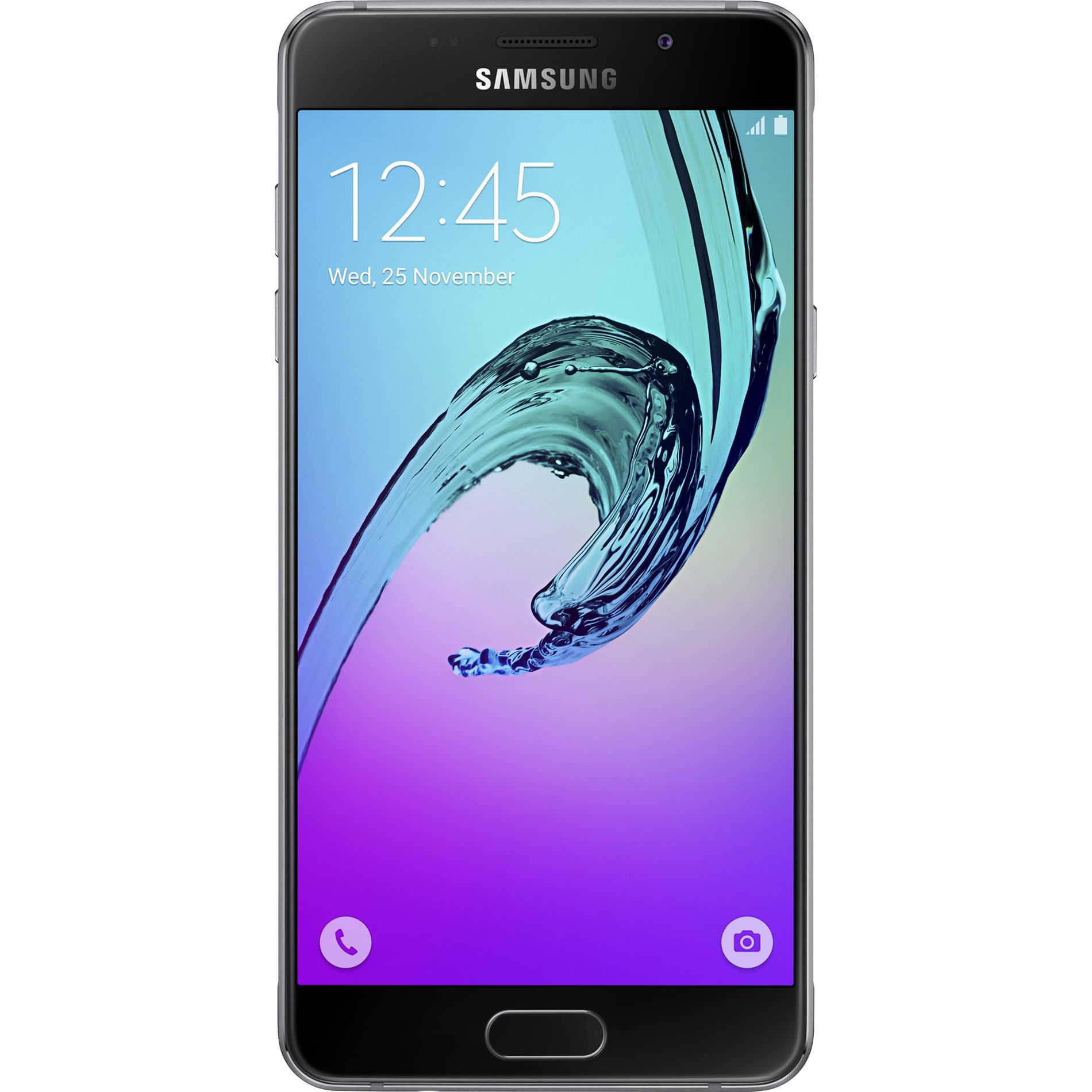 Telefon mobil Samsung Galaxy A7 (A7100),&nbsp;16GB, Dual SIM, Negru