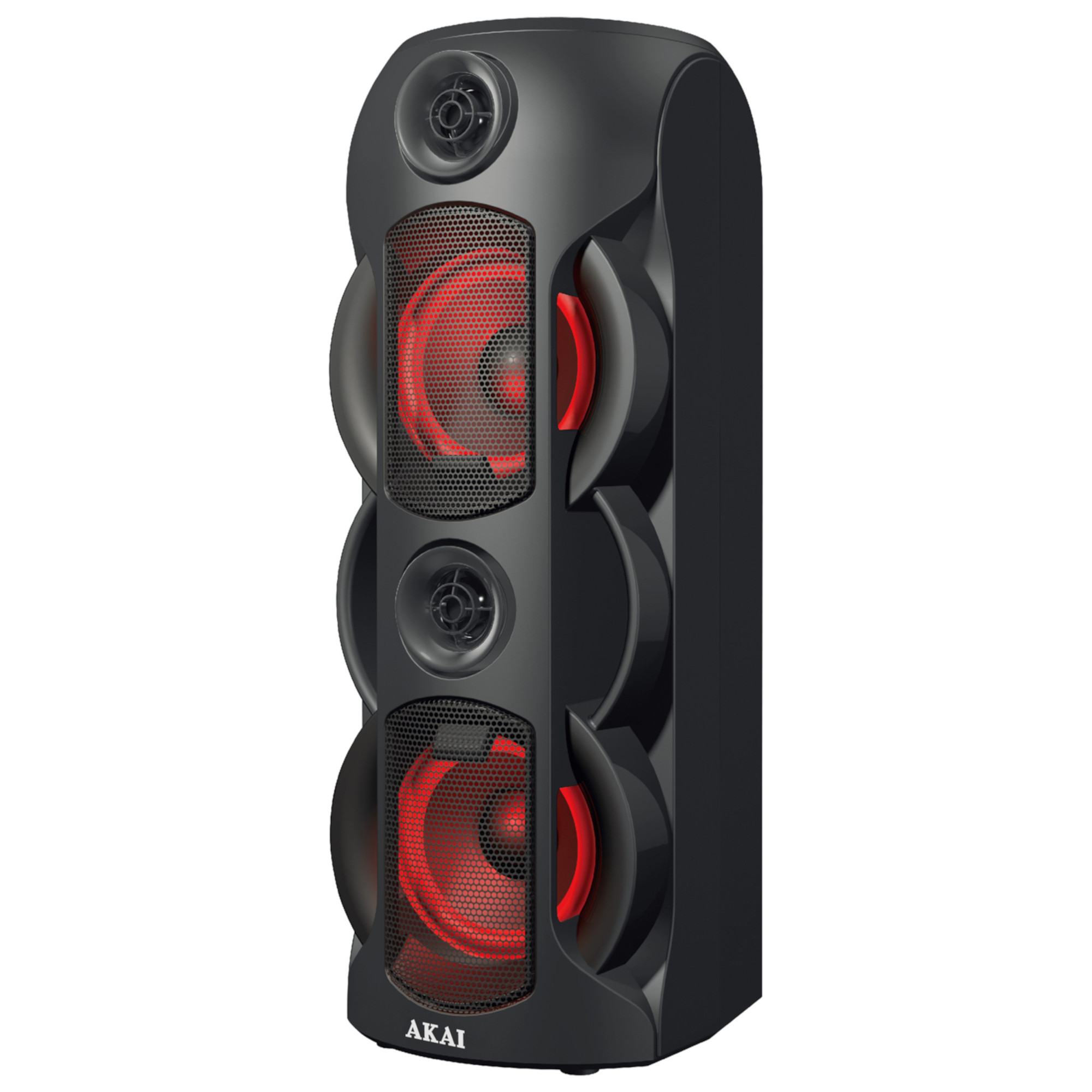 Boxa Activa Portabila Akai PARTY SPEAKER 370, Bluetooth, USB, Card microSD, Radio, Negru