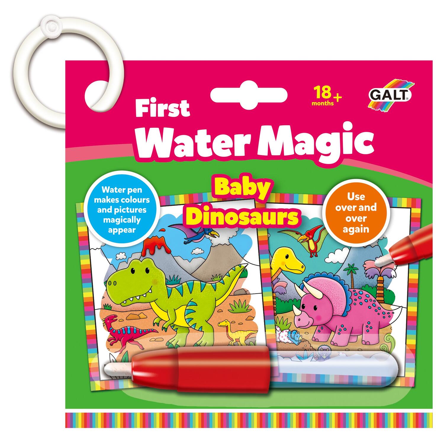 Prima mea carticica Water Magic - Micutii dinozauri