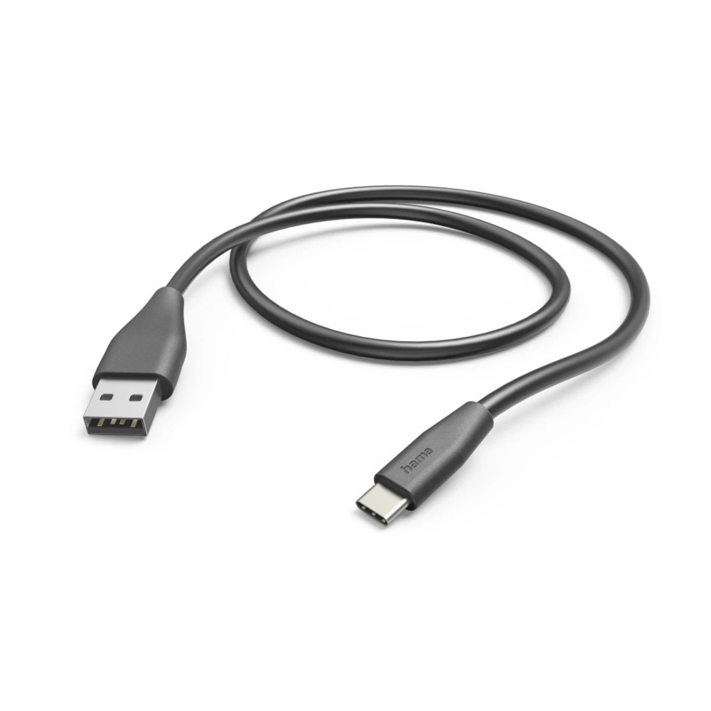 Cablu incarcare Hama 201595, USB-A - USB-C, 1.5m, Negru