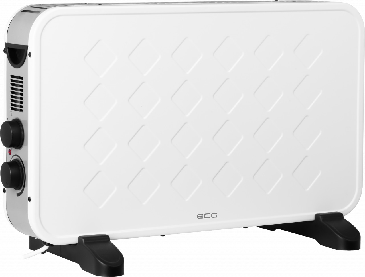 Convector electric de podea ECG TK 2070 Alb, 2000W, 2 trepte de putere