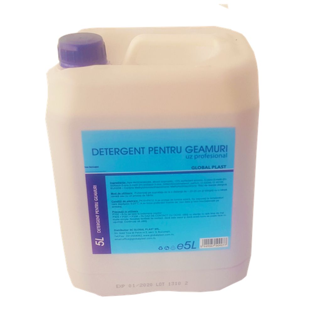 Detergent Lichid pentru Geamuri 5L, Culoare Albastra