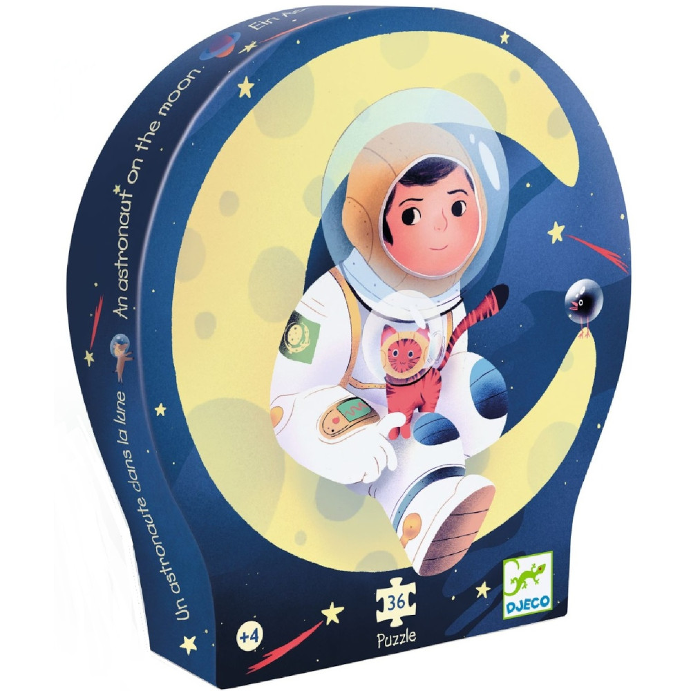 Puzzle Astronaut pe luna, Djeco