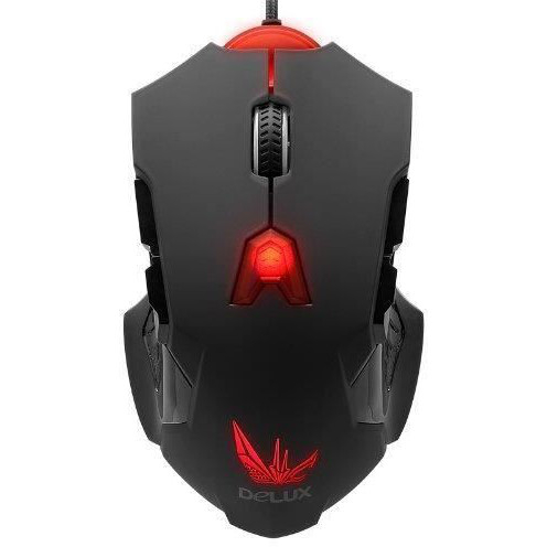 Mouse gaming Delux DLM-811, Negru