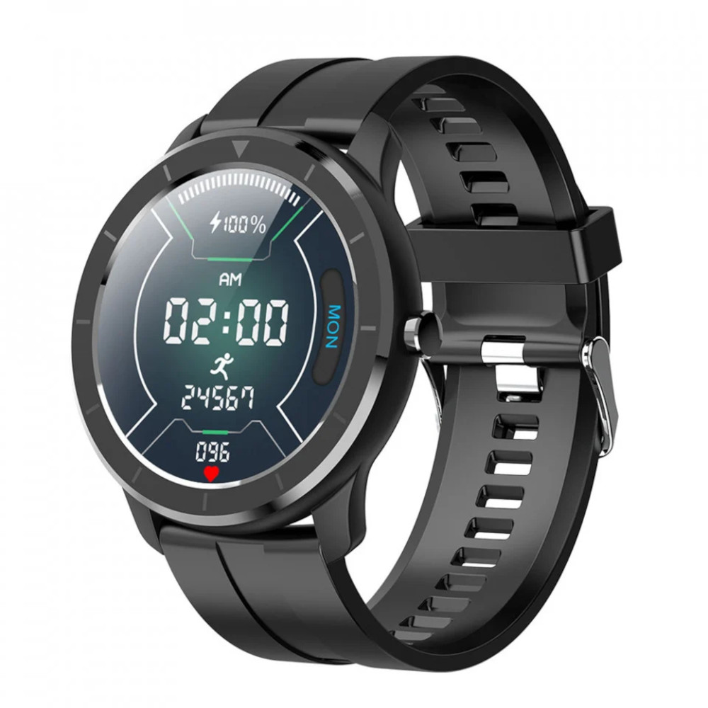 Smartwatch E-Boda Epoch T100, Android/iOS, Silicon, IP67, Energyfit Dark