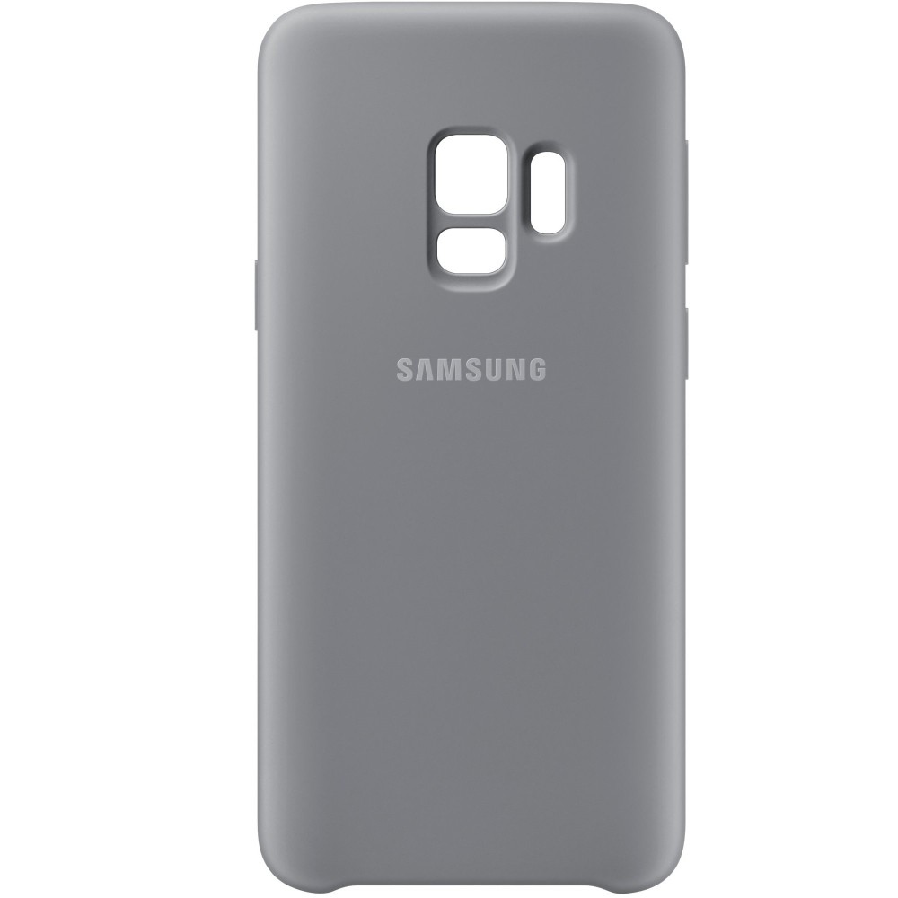 Carcasa de protectie Silicone Cover Samsung pentru Galaxy S9, Gri