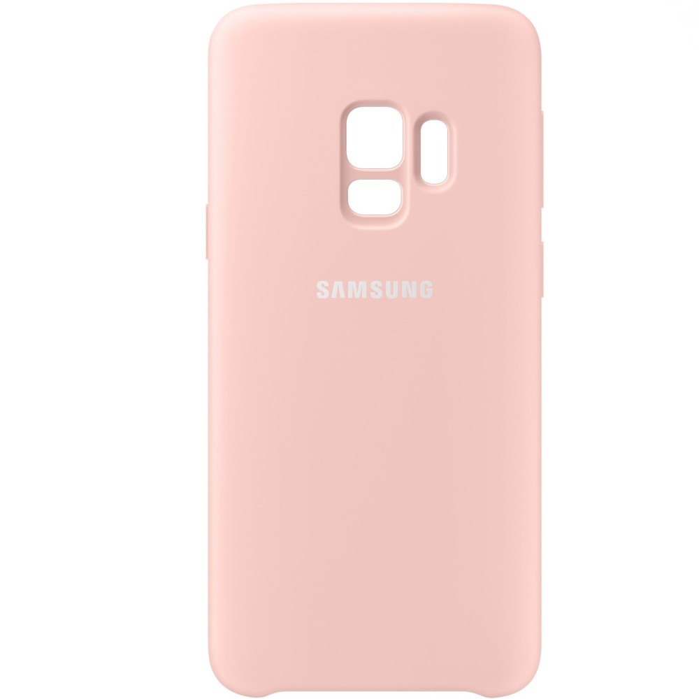 Carcasa de protectie Silicone Cover Samsung pentru Galaxy S9, Roz