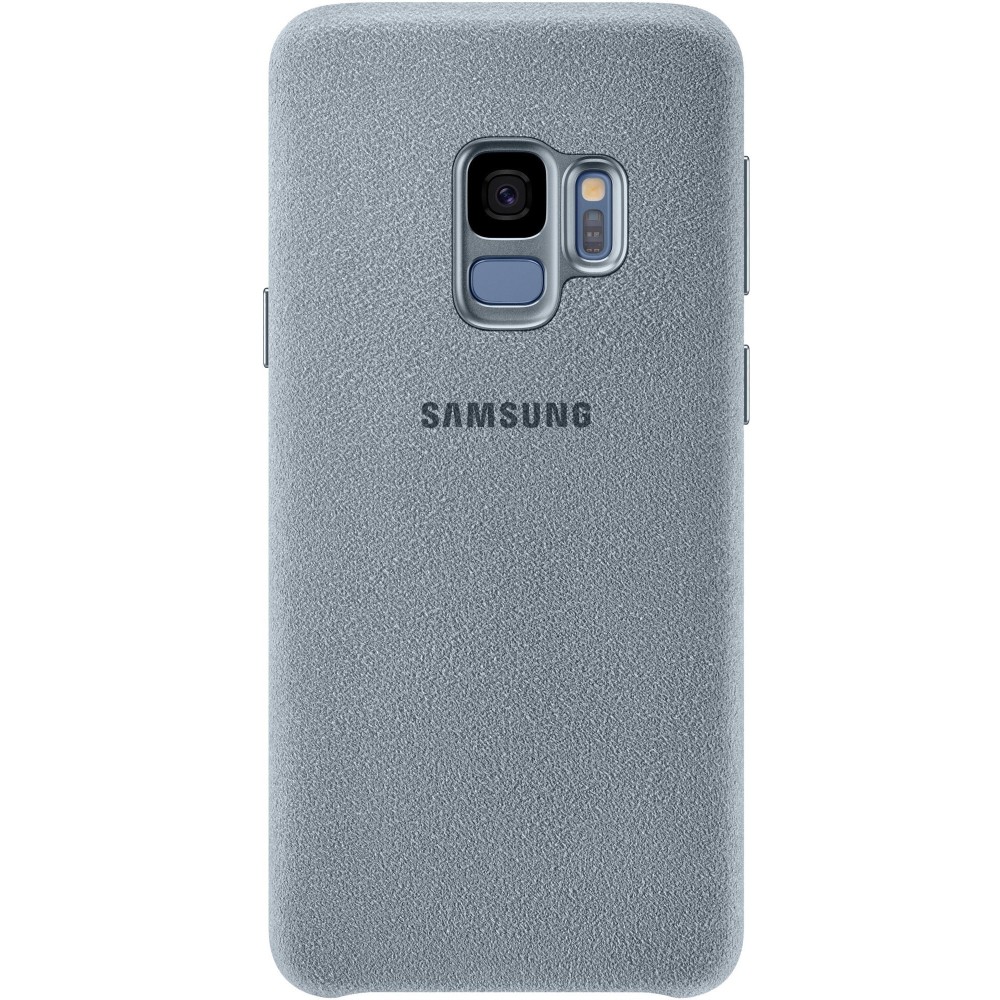 Carcasa de protectie Alcantara Cover Samsung pentru Galaxy S9, Verde Menta