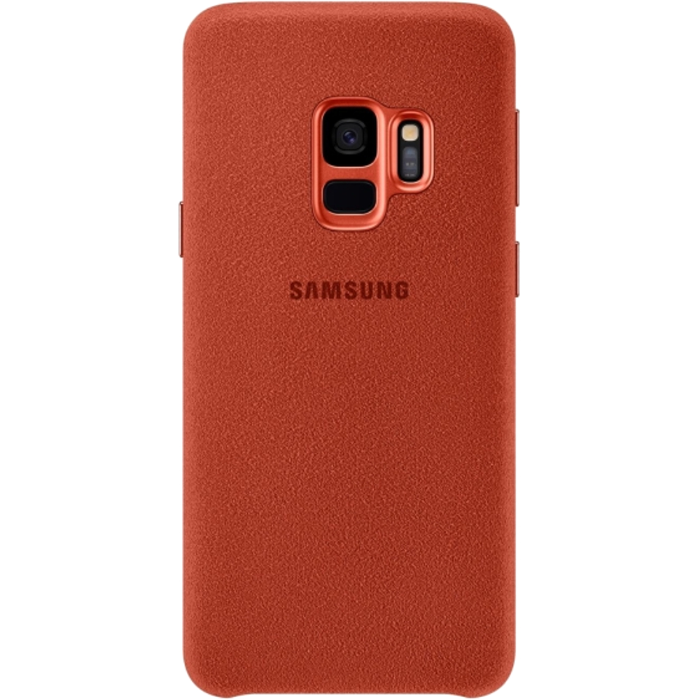 Carcasa de protectie Alcantara Cover Samsung pentru Galaxy S9, Rosu