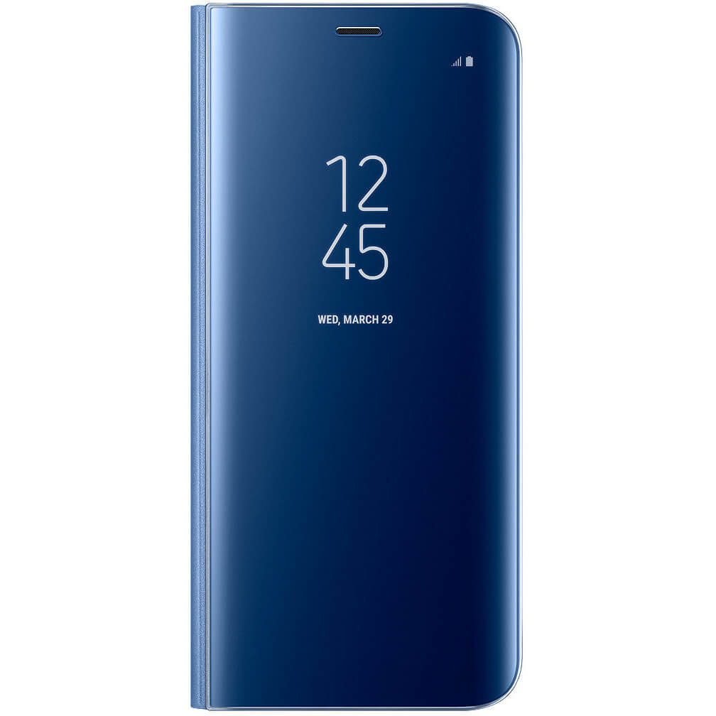 Husa Clear View Samsung EF-ZG950CLEGWW pentru Galaxy S8, Albastru