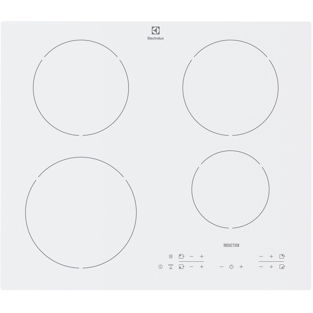 Plita incorporabila Electrolux EHH6340IOW, Inductie, 4 zone de gatit