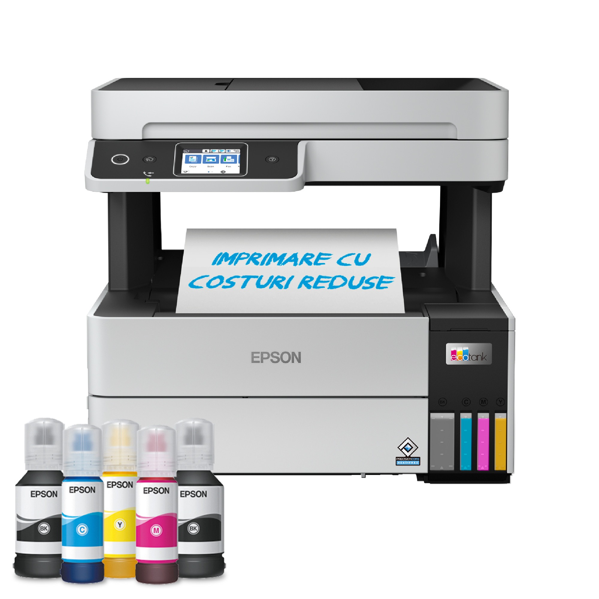 Multifunctional inkjet color Epson EcoTank L6490, A4, ADF, Duplex, Retea, Wi-Fi