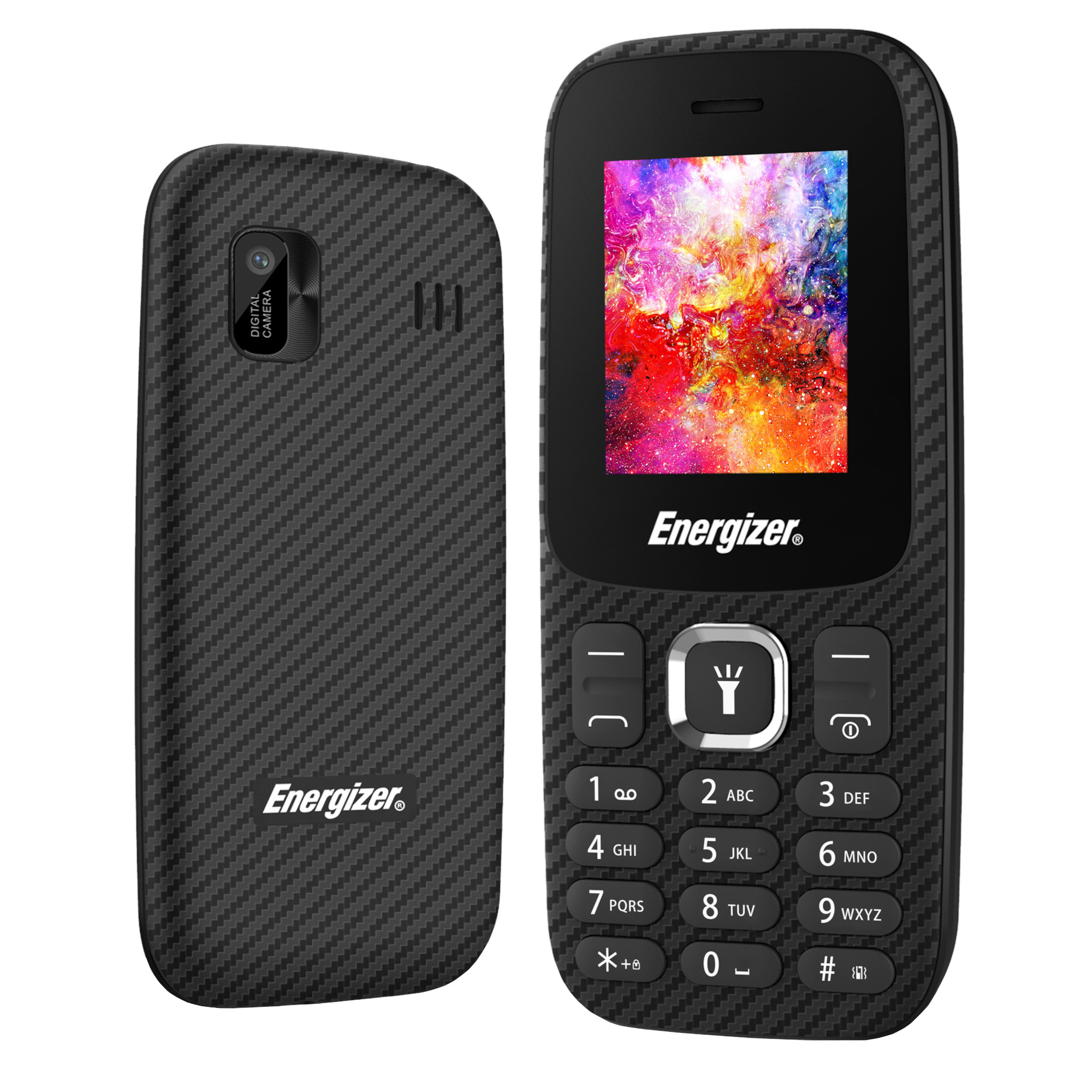 Telefon mobil Energizer E13, 2G, Dual SIM, 32MB ROM, 32MB RAM, Negru