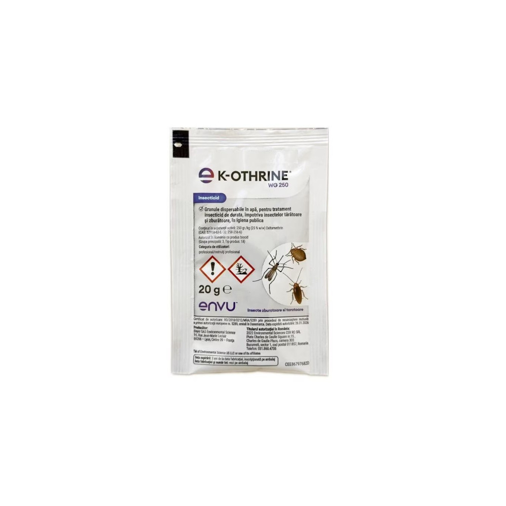 Envu Insecticid K-Othrine WG 250, 20 g