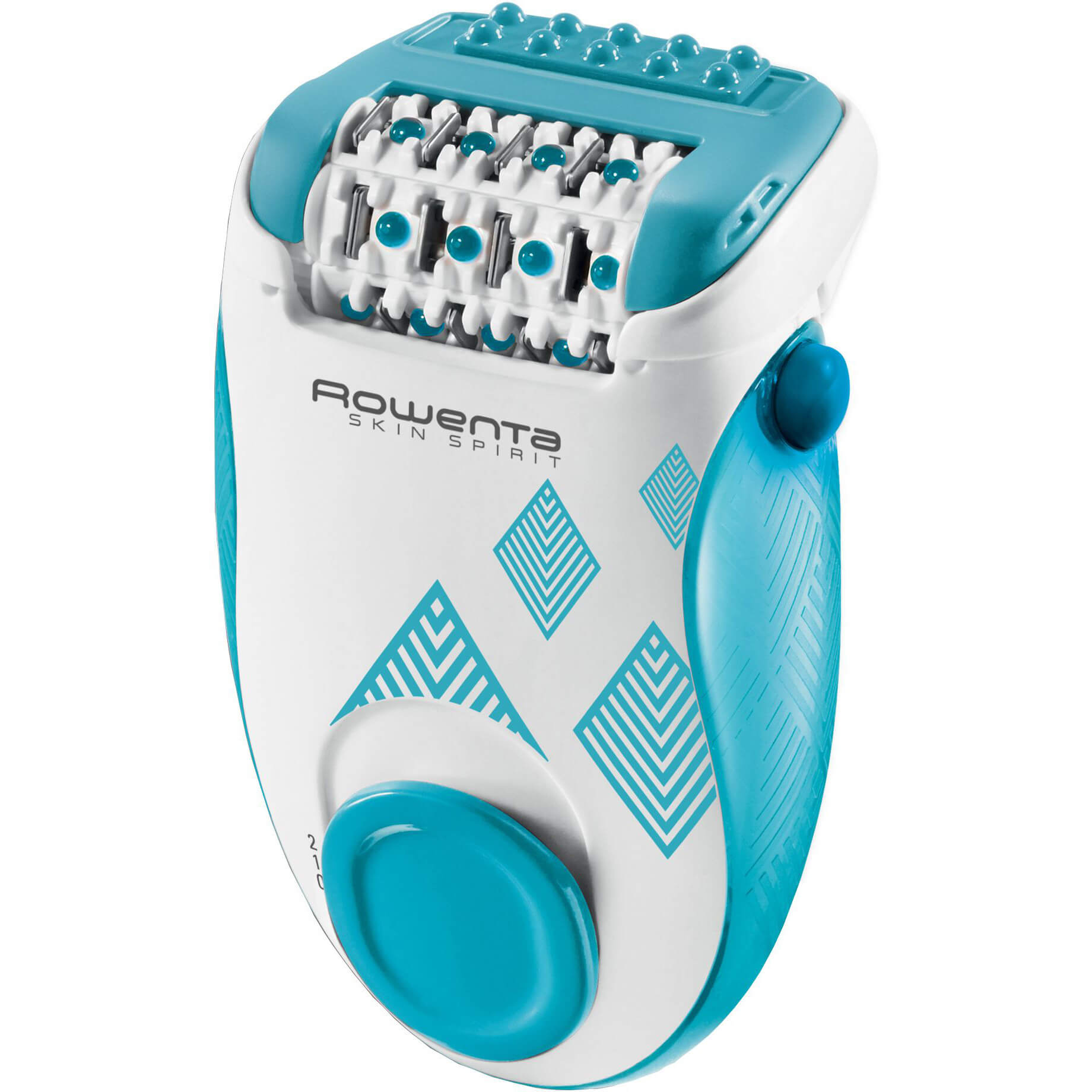 Epilator Rowenta Skin Spirit EP2910F1, 24 pensete, 2 viteze, Albastru