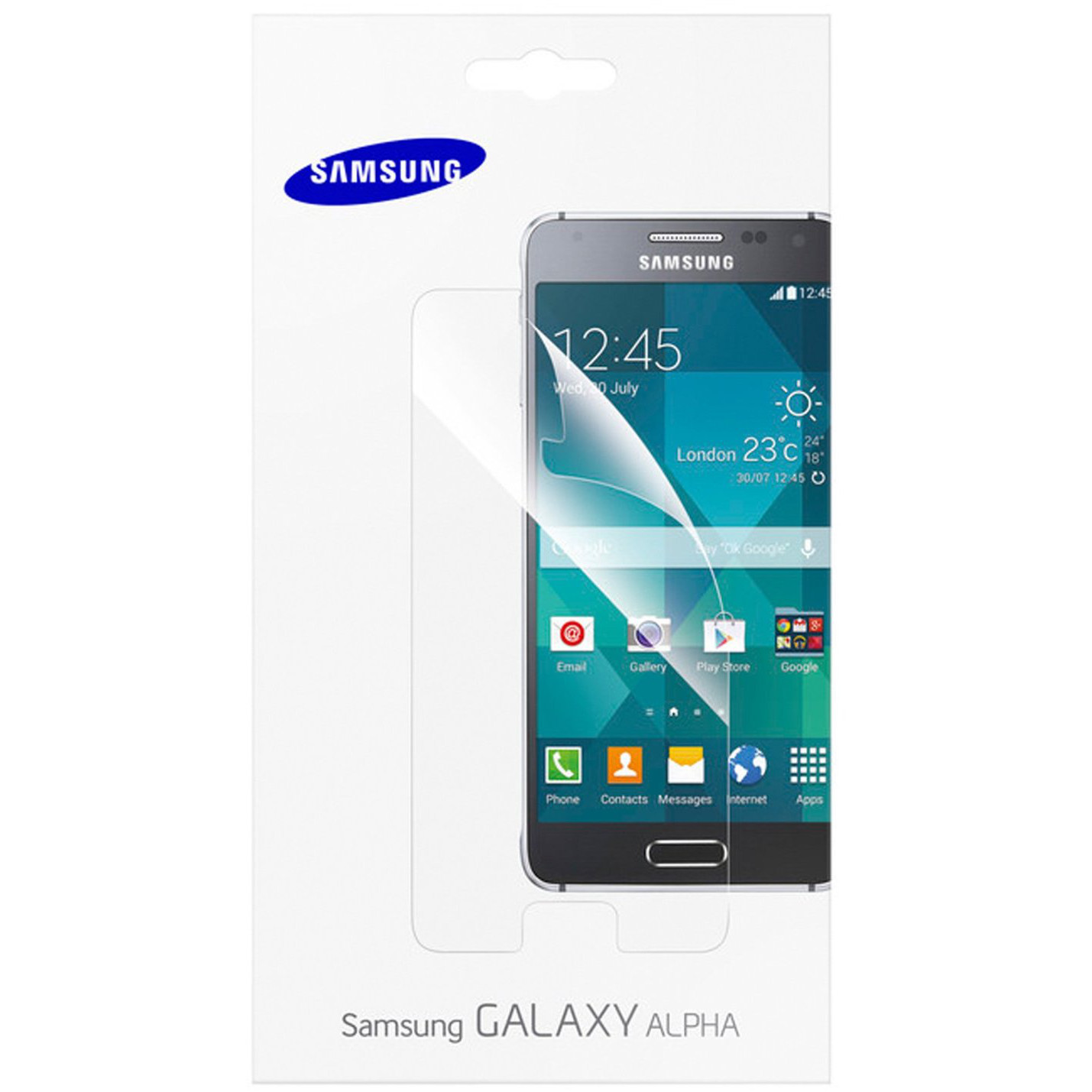 Folie de protectie Samsung ET-FG850CTEGWW pentru Galaxy Alpha