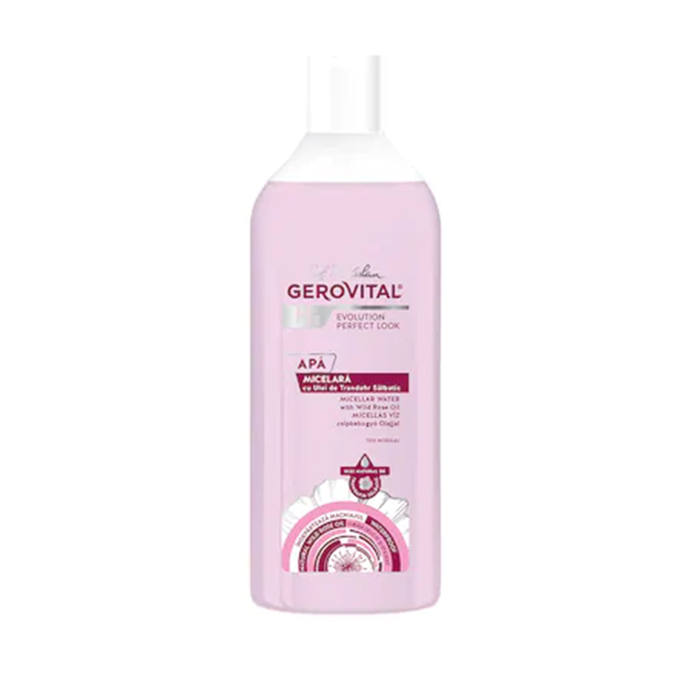 Apa Micelara Gerovital H3 Evolution Perfect Look cu Ulei de Trandafir Salbatic, 400 ml