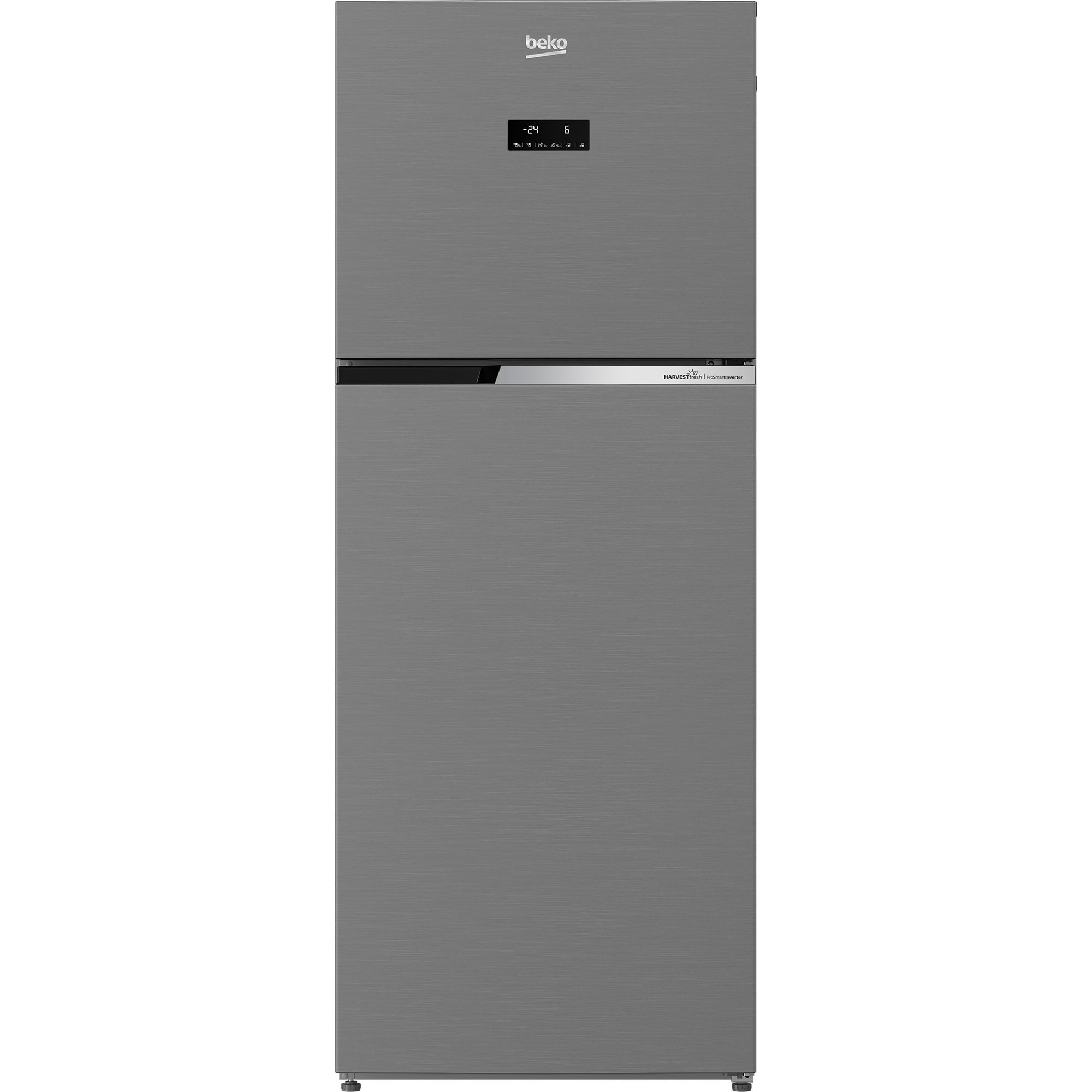 Frigider cu 2 usi Beko RDNT401E40SZXBN, 375 l, No Frost, Metal Look, Clasa E