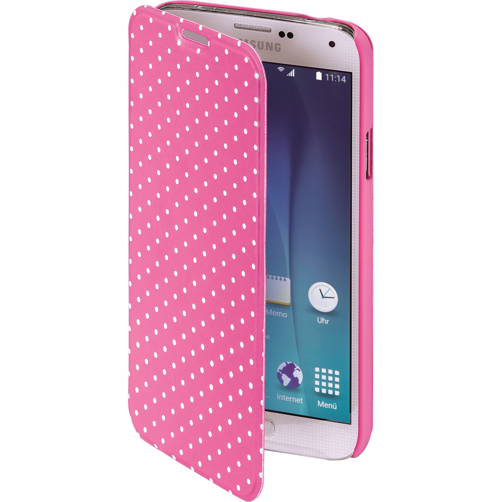 Flipcover Hama 138230 pentru Samsung Galaxy S6, Roz fucsia