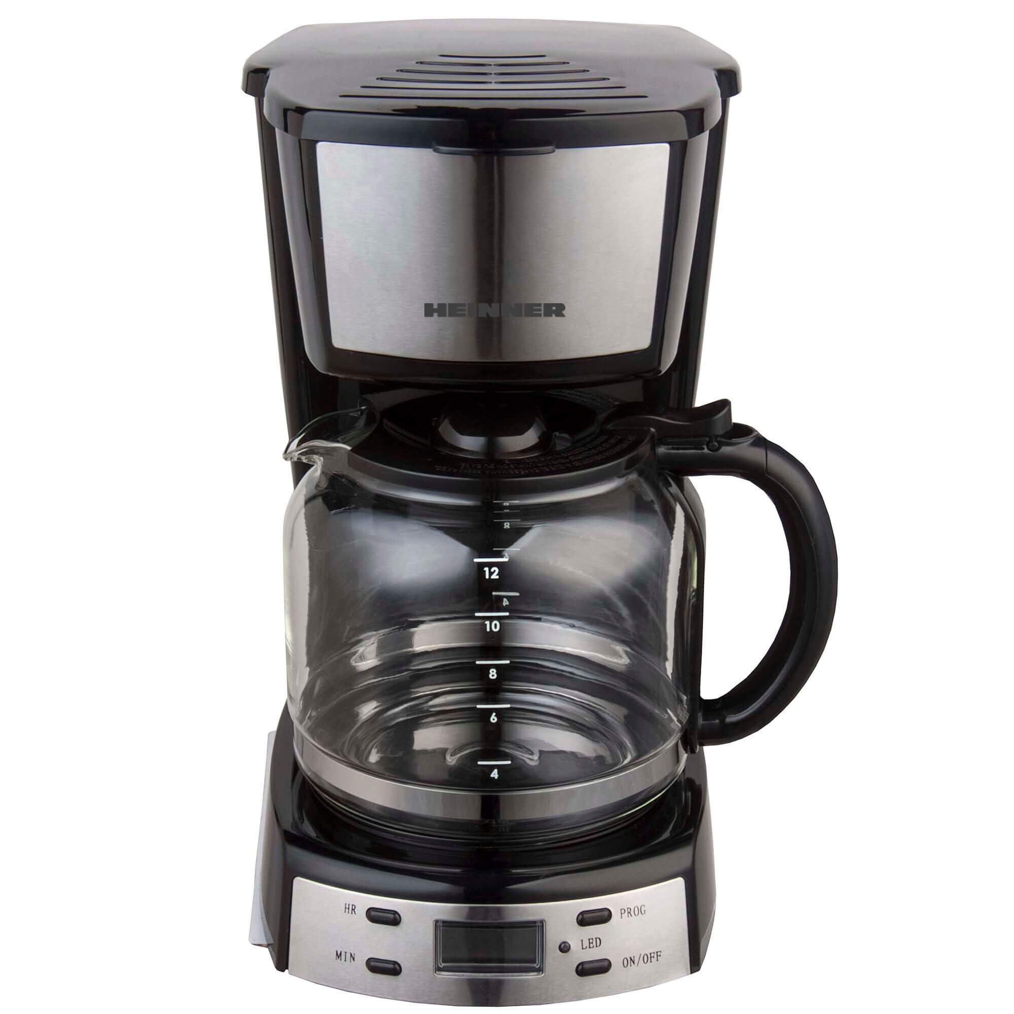 Cafetiera Heinner HCM-D918X, 950 W, 1.8 l, Argintiu/Negru